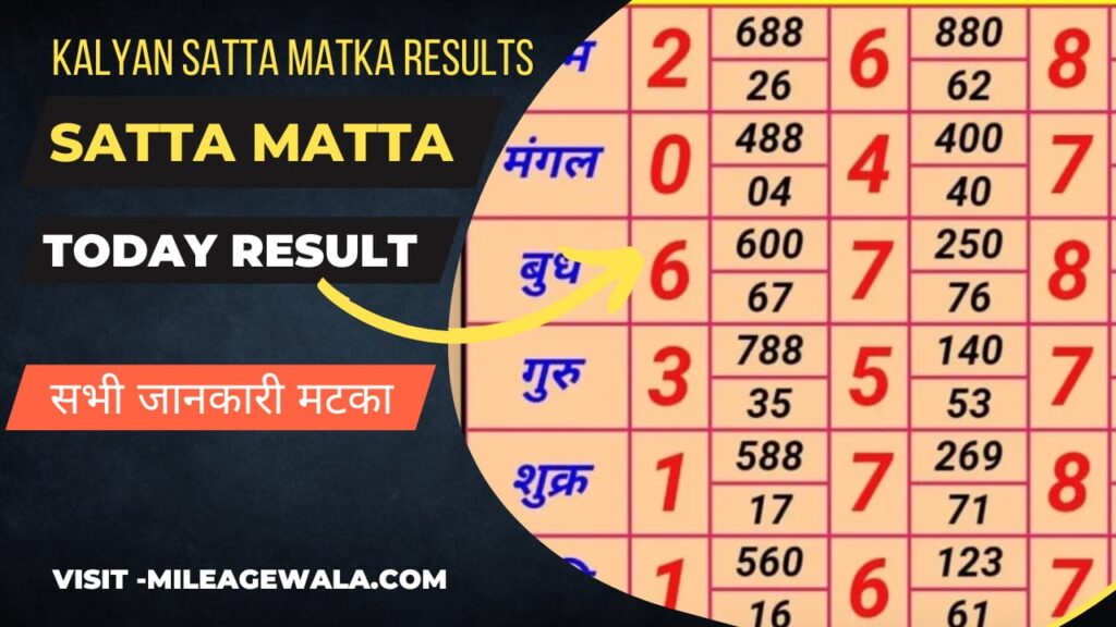 BLACK SATTA KING 786 2023 Results, satta matka results- Satta Gali Matka King 2023