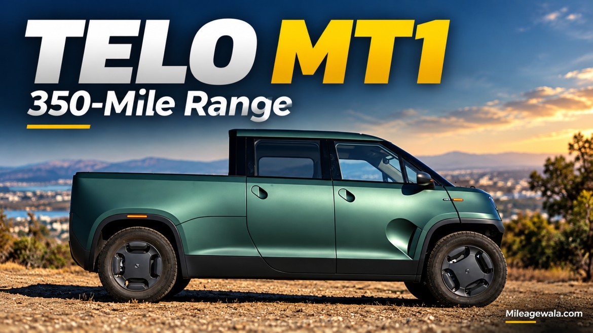 TELO MT1: Tiny Electric Truck With 350-Mile Range and Up to 8,000-lb Towing Targeted for 2027